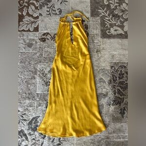 Beautiful dress silk satin handmade